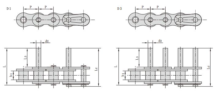 28AD1_短節(jié)距加長銷輸送鏈