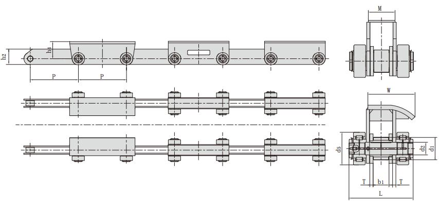 P625_<font color='red'>鋼廠</font>用輸送鏈 <font color='red'><font color='red'>鋼廠</font>鏈</font>