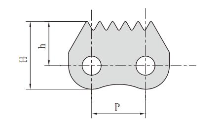 <font color='red'>08BSS</font>-941_不銹鋼尖齒鏈
